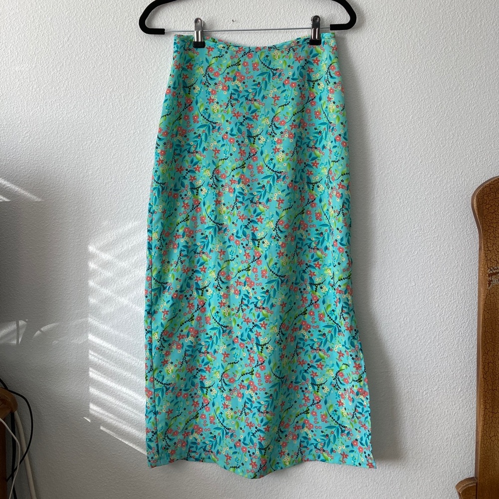Floral Midi Skirt